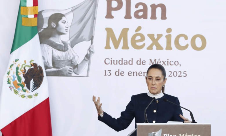 Sheinbaum presenta "Plan México" para llevar a México al top 10 de las economías globales