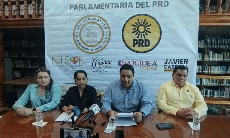 Temas como seguridad, transparencia y rendición de cuentas, en la agenda legislativa del PRD-Tabasco