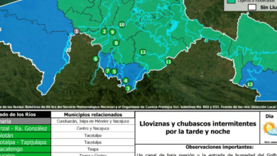 Lluvias aisladas se esperan para este fin de semana en Tabasco