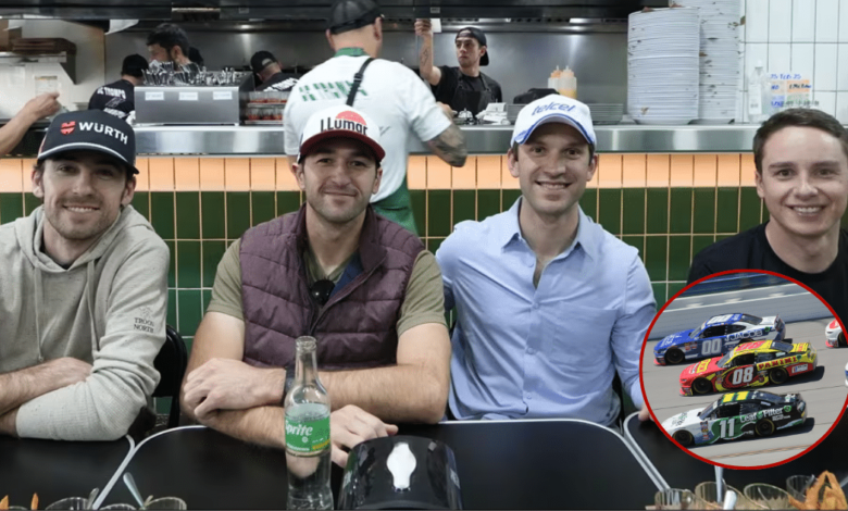 Pilotos de Nascar en taquería