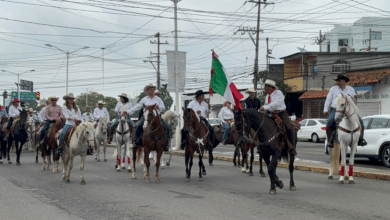 Realizan la Séptima Cabalgata por la Paz en Tabasco