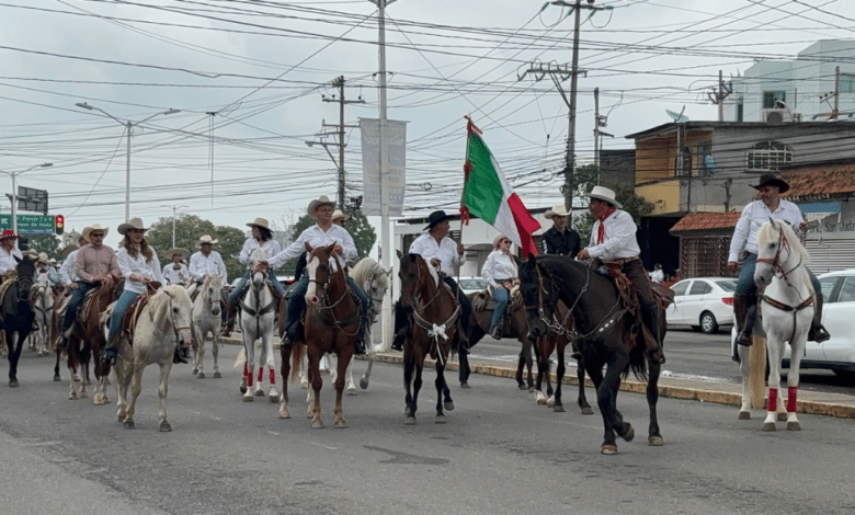 Realizan la Séptima Cabalgata por la Paz en Tabasco