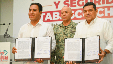 Firman Tabasco y Chiapas acuerdo por la paz