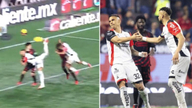 Matheus Doria marca golazo de escorpión en remontada del Atlas