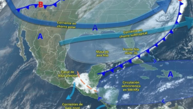 Pronóstico del clima lluvias, fuertes vientos y temperaturas extremas marcarán el 22 de marzo en México