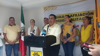 Rafael Acosta León dirigente de PRD Tabasco hace un llamado urgente a autoridades tabasqueñas.