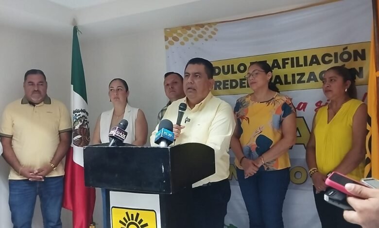 Rafael Acosta León dirigente de PRD Tabasco hace un llamado urgente a autoridades tabasqueñas.