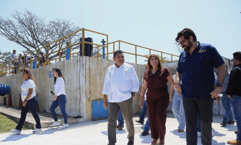 Supervisa Gobernador Javier May rehabilitación de planta potabilizadora para garantizar abasto de agua a huimanguillenses