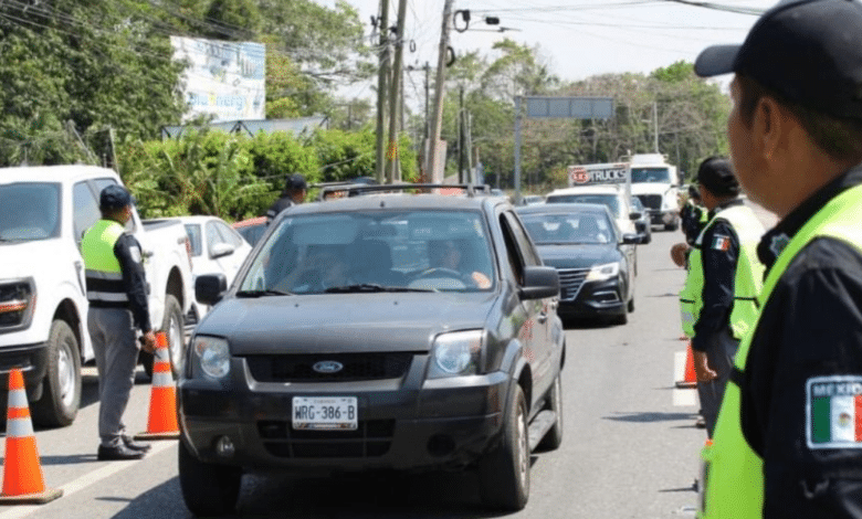 Alcoholimetro en Tabasco