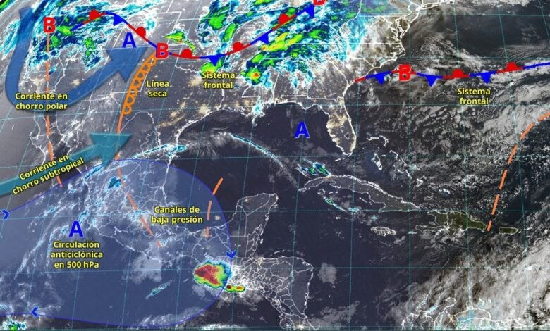 Imagen interpretada: CONAGUA 25 Abril 2025