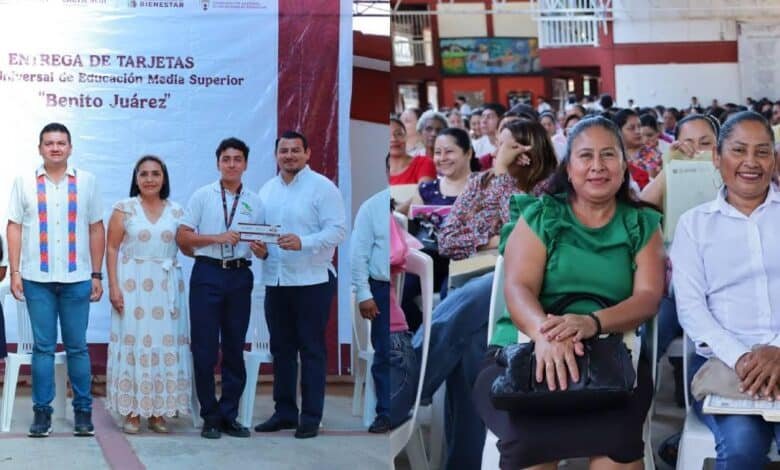 Las becas Benito Juárez transforman vidas en Comalcalco