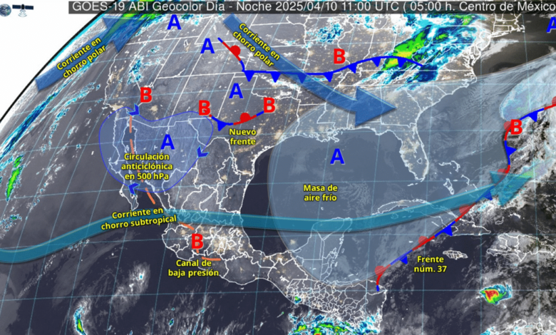 Imagen Satelital de México