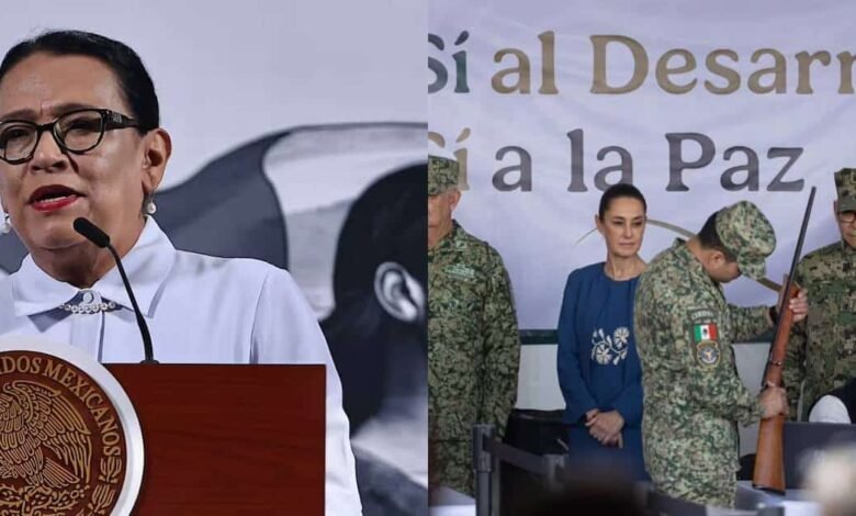 Rosa Icela Rodríguez afirma que canje de armas es un éxito