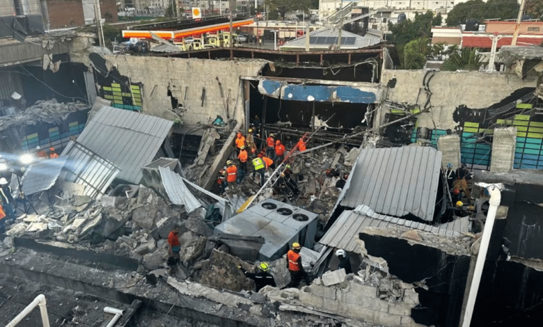 El mítico Jet Set después del desafortunado evento que costo la vida de muchos dominicanos (Foto por El País)