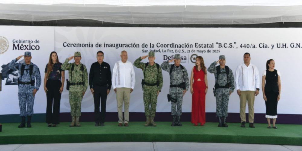 Guardia Nacional estrena instalaciones en Baja California Sur con ceremonia oficial