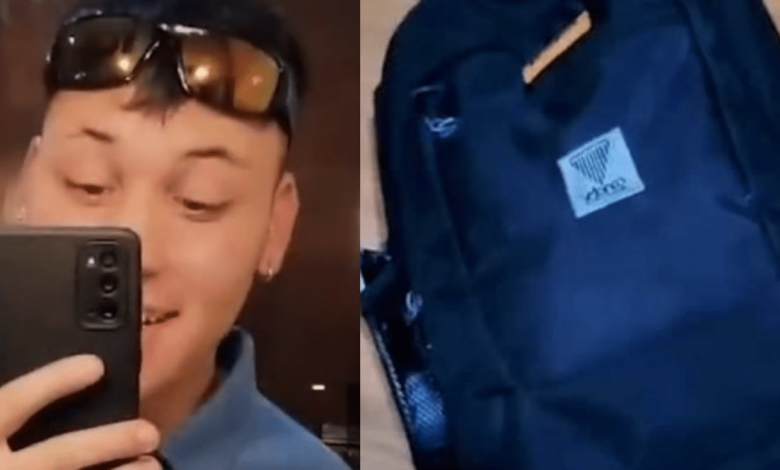 Le intentaron robar y el ladrón se olvidó su mochila lo que había adentro lo volvió viral