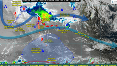 Pronóstico del clima para el 06 de mayo de 2025 lluvias y temperaturas extremas en diversas regiones del país (Foto por CONAGUA)