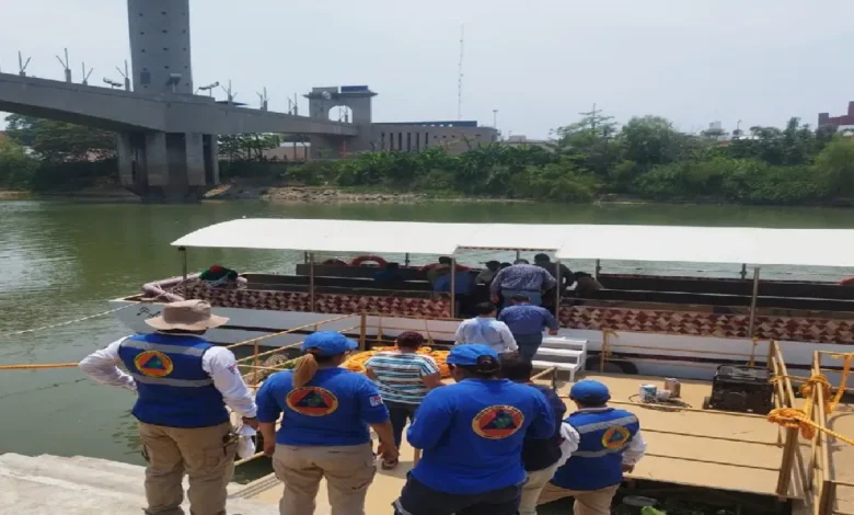Protección Civil Supervisa Medidas de Seguridad en el Muelle Fluvial SHEBA previo a su Apertura