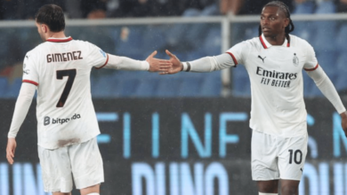 Santiago Giménez cambia el rumbo Milán vence a Genoa en un partido lleno de emociones y mexicanos (Foto por Marca)