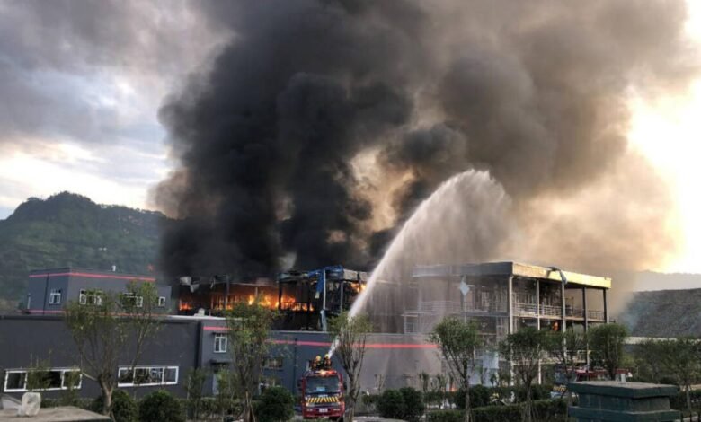 Explosión en planta química de China deja 5 muertos y 19 heridos. (Foto de internet)