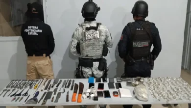 Aseguran objetos prohibidos tras riña en penal de Villahermosa_ autoridades controlan disturbio