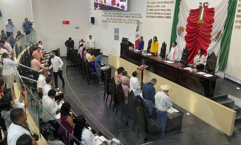 Congreso de Tabasco aprueba leyes clave en sesión extraordinaria