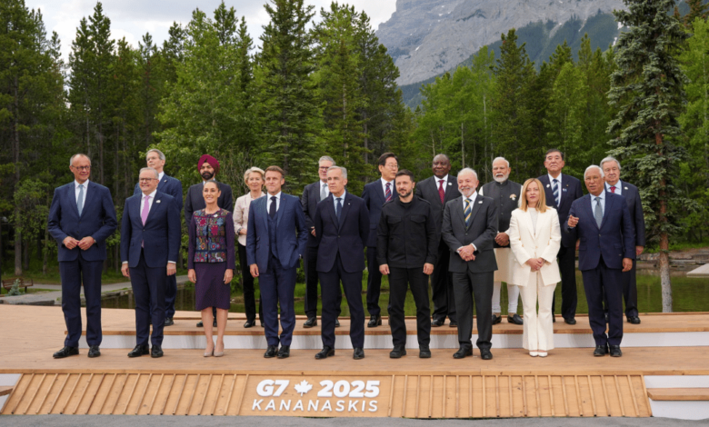 Presidenta Sheinbaum propone desde el G7 una cumbre global por el bienestar económico (Foto por Cuartoscuro)