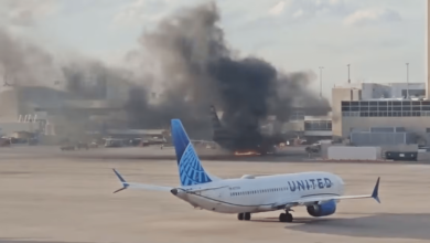 Un vuelo con destino a Miami fue evacuado de emergencia en el Aeropuerto Internacional de Denver luego de que se incendiara el tren de aterrizaje.