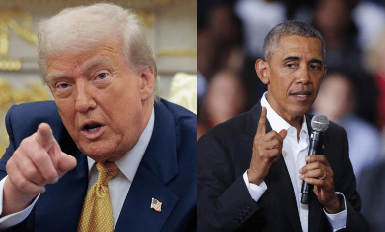 El presidente Donald Trump, acusó este 22 de julio a Barack Obama de liderar una "conspiración traicionera" para desacreditar su triunfo de 2016.
