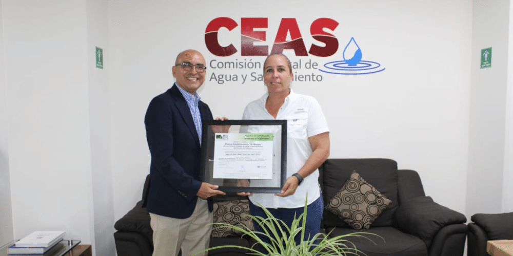 La potabilizadora El Mango mantiene certificación ISO 90012015