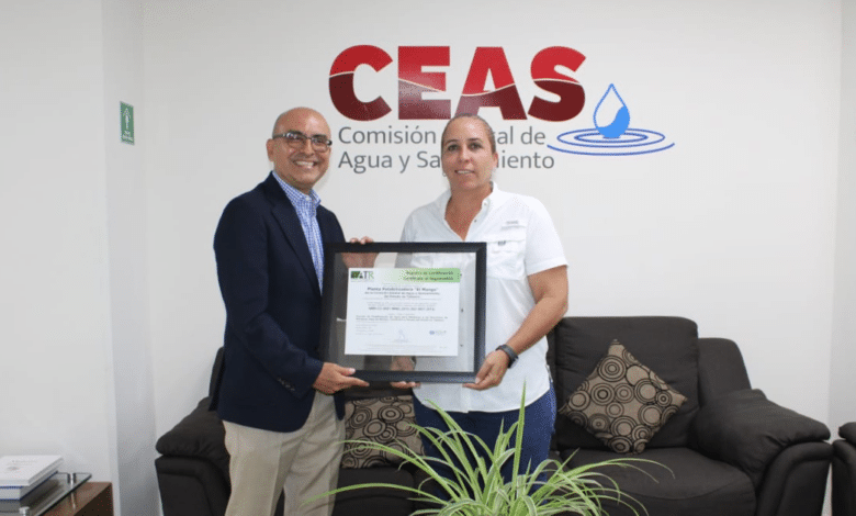 La potabilizadora El Mango mantiene certificación ISO 90012015