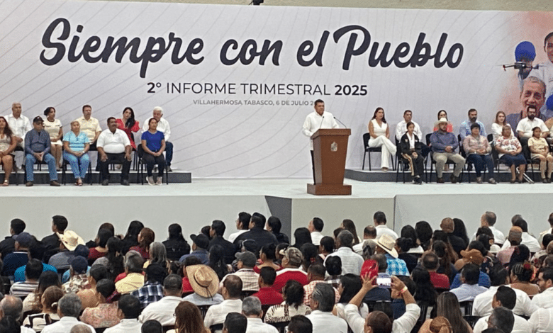 May Rodríguez destaca avances en obra pública y bienestar social durante segundo informe trimestral