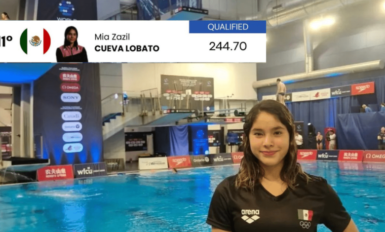 Mía Cueva avanza a la final en el Mundial de Natación y brilla con apenas 14 años