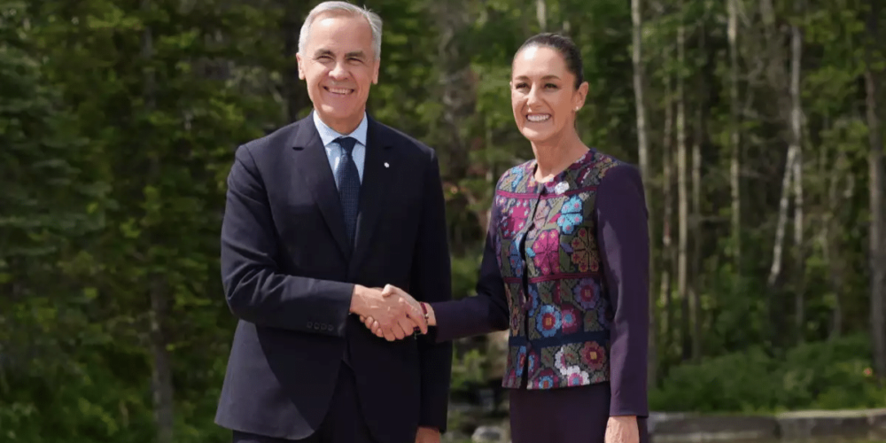 Presidenta Sheinbaum y primer ministro Carney refuerzan la relación México–Canadá tras llamada oficial