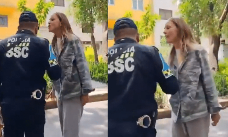 Revelan quién es Lady Racista, la mujer que insultó a oficial en la Condesa
