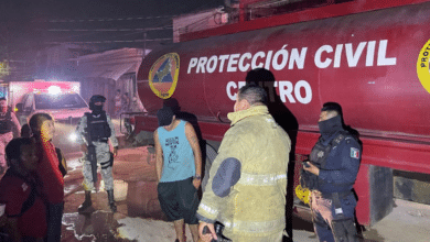 Sofocan incendio en la colonia Roberto Madrazo