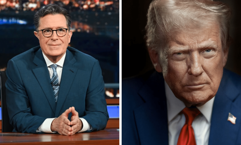 Stephen Colbert responde con insulto a Trump tras celebración por la cancelación de The Late Show