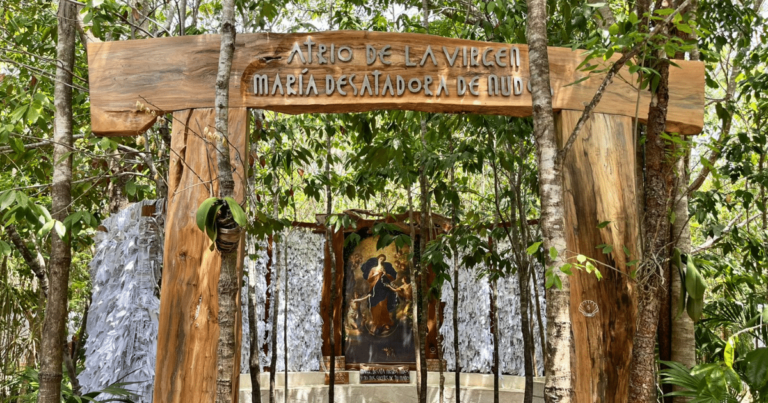 Una joya enclavada en la selva de Cancún el Santuario María Desatadora de Nudos
