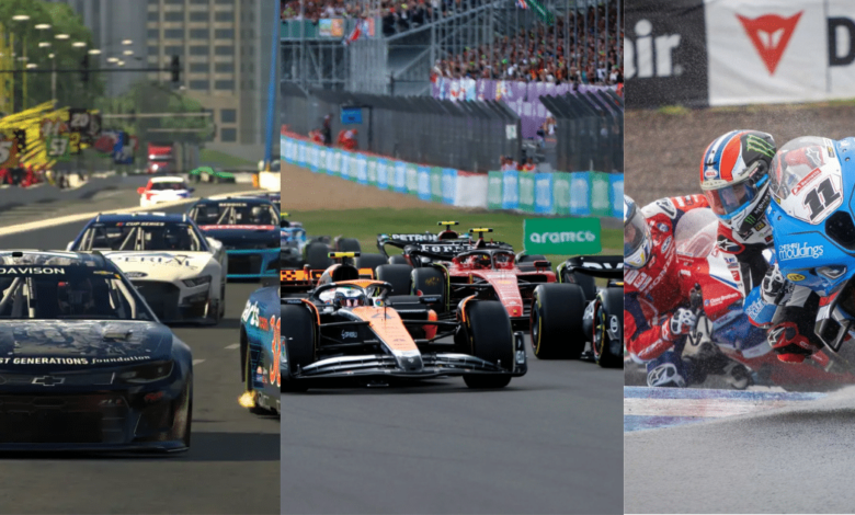 "Descubre los eventos de motorsport del fin de semana del 5‑6 julio 2025: Gran Premio de Gran Bretaña F1, NASCAR en Chicago con presencia de Ricky Muñoz y Daniel Suárez, plus DTM, TCR, IndyCar y drift en Irlanda."