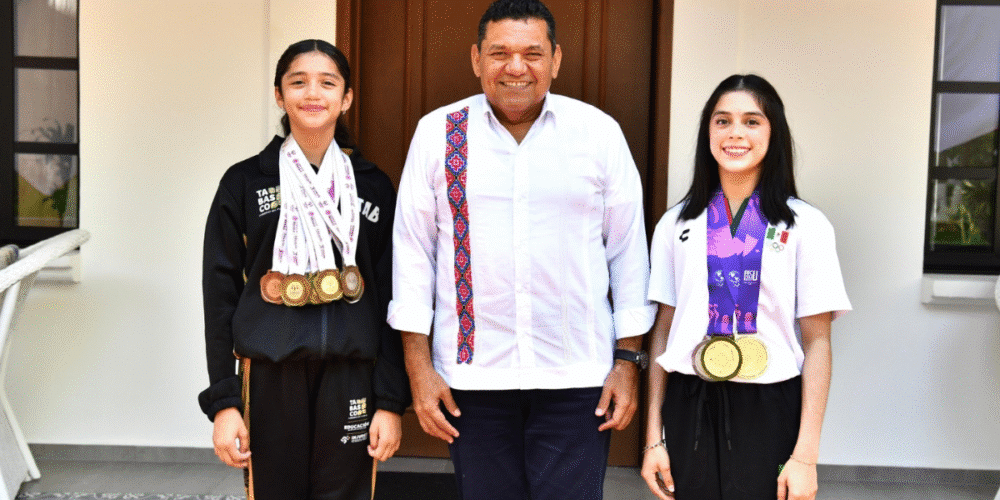 Apoyo incondicional de la familia y el respaldo del Gobierno del Pueblo, pilares para deportistas tabasqueños, señalan las multimedallistas hermanas Ramírez del Puerto