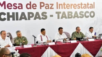 Fortalecen Tabasco y Chiapas acuerdos por la seguridad, al firmar nueva colaboración para combatir los delitos