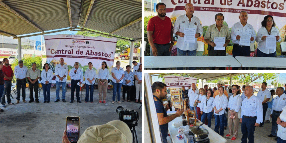 Inauguran en Villahermosa el Primer Agrotianguis Agropecuario para Impulsar el Campo Mexicano