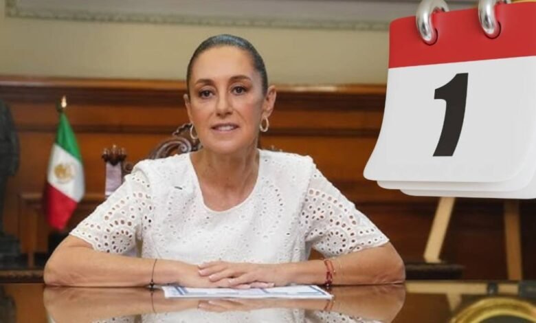 Informe de Gobierno de Sheinbaum 1 de septiembre no es feriado