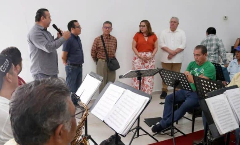 La Banda Sinfónica de Tabasco se afina con nueva dotación de 405 accesorios