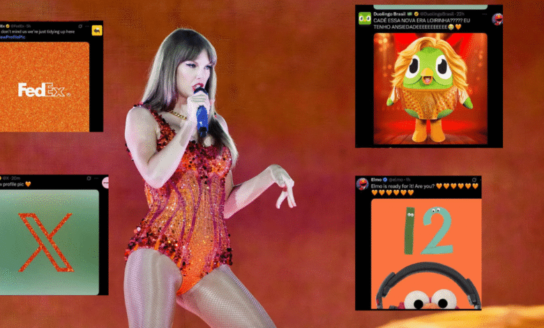 Taylor Swift convierte el naranja en oro para las grandes marcas