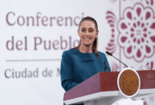 Llega Sheinbaum firme a su informe