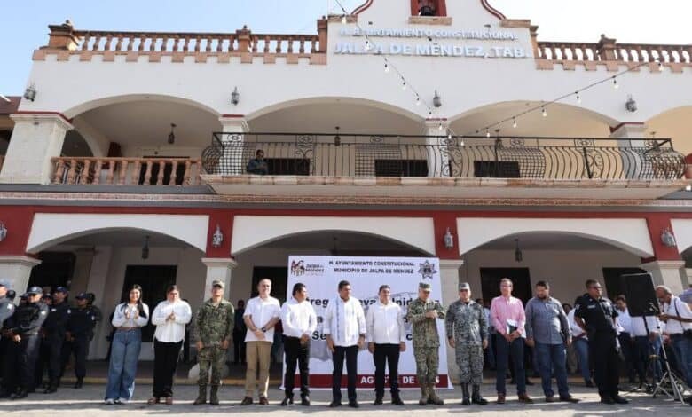 May refuerza la estrategia coordinada en Jalpa de Méndez