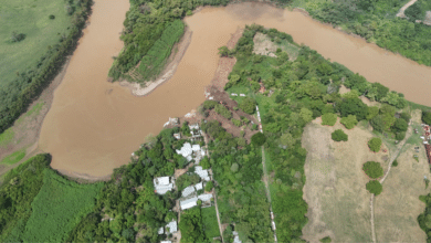 Obra hídrica contra erosión en El Cedral