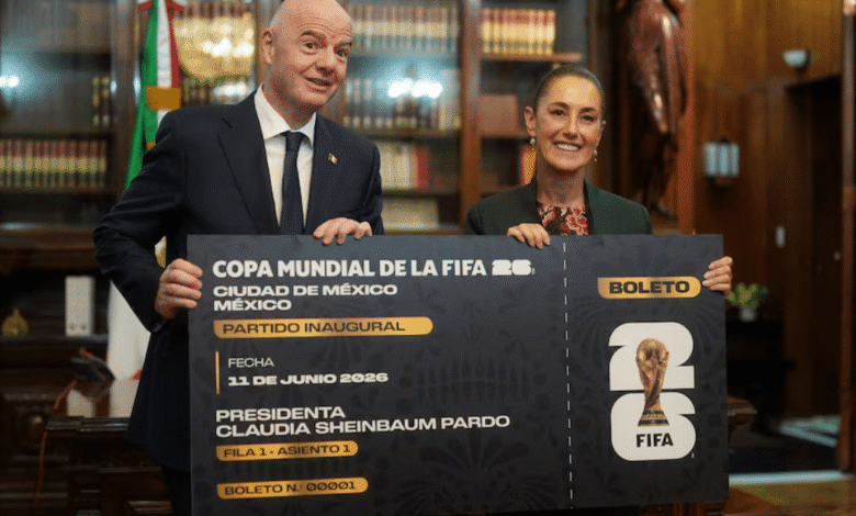 Sheinbaum donará el primer boleto del Mundial 2026