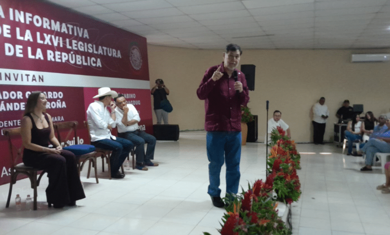 Un llamado a la unidad y la justicia social Fernández Noroña en Tabasco